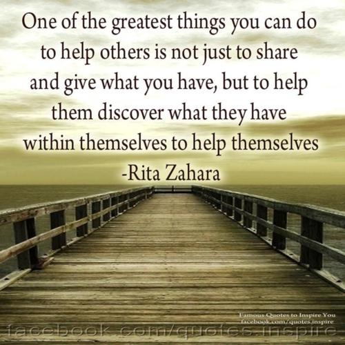 Help others